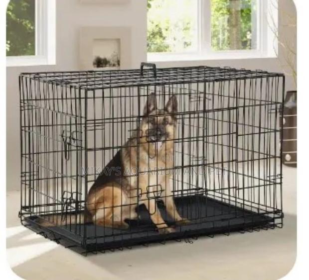 36 Inches Extra Large Durable Metal Dog Cage · Photo 2
