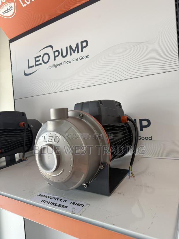 Leo 2hp Water Pump Stainless _ Leo 2 Horsepower Stainless · Photo 4