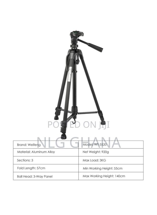 Aluminum Alloy Tripod With Three-Way Panel Ball Head. Tvx6959 · Photo 3