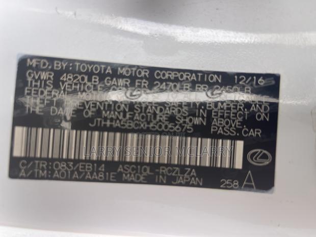 Lexus RC 200t RWD 2017 White