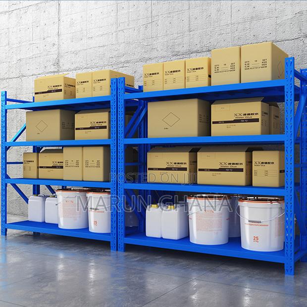 Warehouse Rack White Color - Capacity 300kg Layer