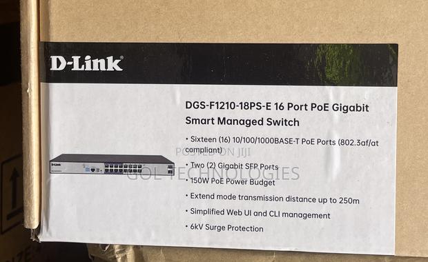 Dlink DGS-F1210-18ps-E 16 Port Poe Gigabit Smart Managed Switch · Photo 4