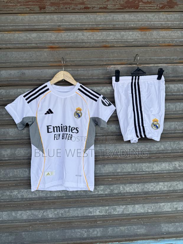 Real Madrid 2025/2026 Home Jersey _ Real Madrid Children Jersey