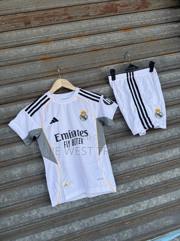 Real Madrid 2025/2026 Home Jersey _ Real Madrid Children Jersey