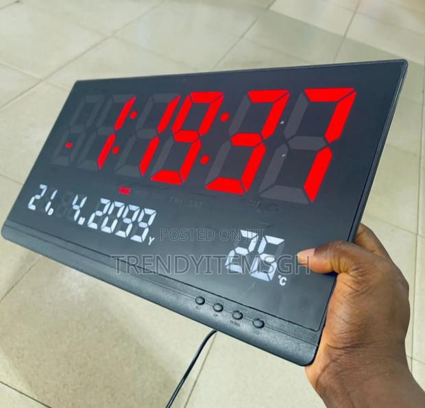 Large Digital Wall Mounted Clock Display · Photo 4