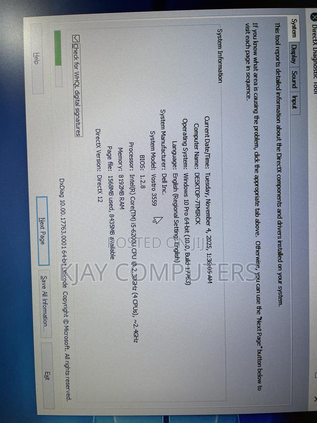 Laptop Dell Vostro 3558 8GB Intel Core I5 SSD 250GB photo 7