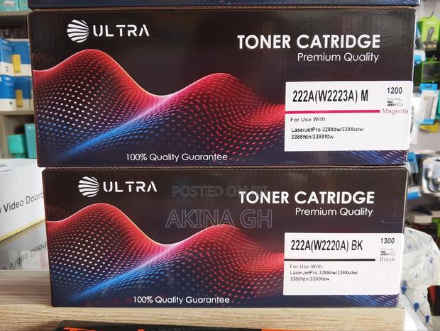 Ultra Toner Cartridge 222a (W2220a) for Hp Laserjet 3288 / 3388 Series photo 2