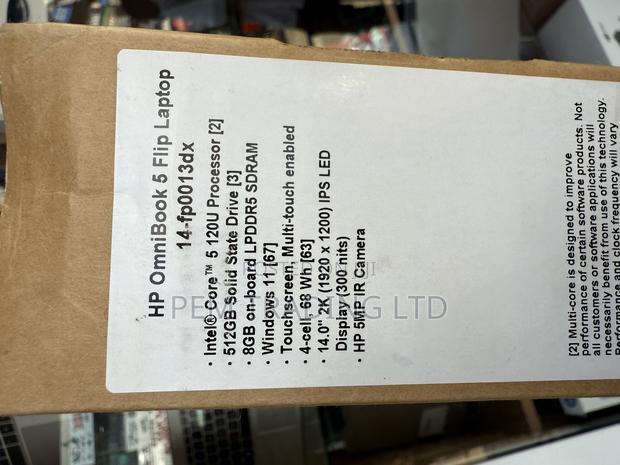 New Laptop HP OmniBook 5 Flip 8GB Intel Core 5 SSD 512GB photo 3
