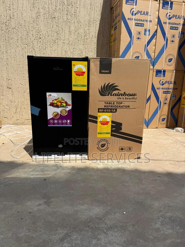 90 Litres Table Top Fridge- Rainbow
