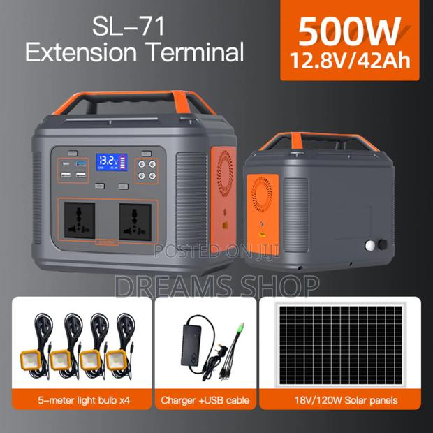 550w Solar Generator With Panel