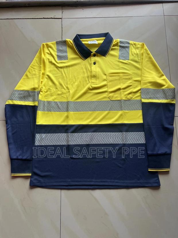 Reflective Work Shirt Long-sleeve Safety Shirt photo 2