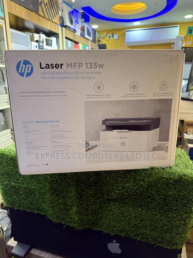 Hp Laser MFP 135w Printer Print, Copy, Scan, Wireless Print Original photo 3