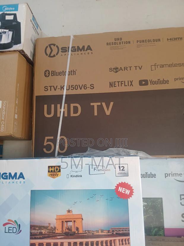 50 Inch Smart Frameless Digital Satellite Uhd Sigma (Sig-Ku50v6-S) photo 2