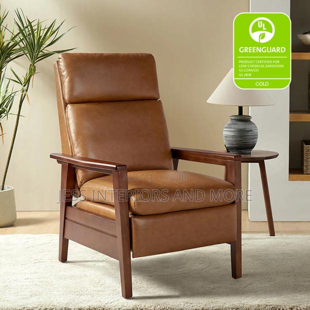 Accent Chair (Solid Wood Recliner )