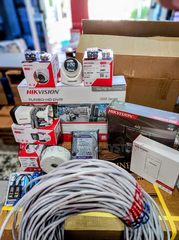 Hikvision 2mp 4ch CCTV Kit Hybrid With Audio Kit and Universal 4g Lte · Photo 2