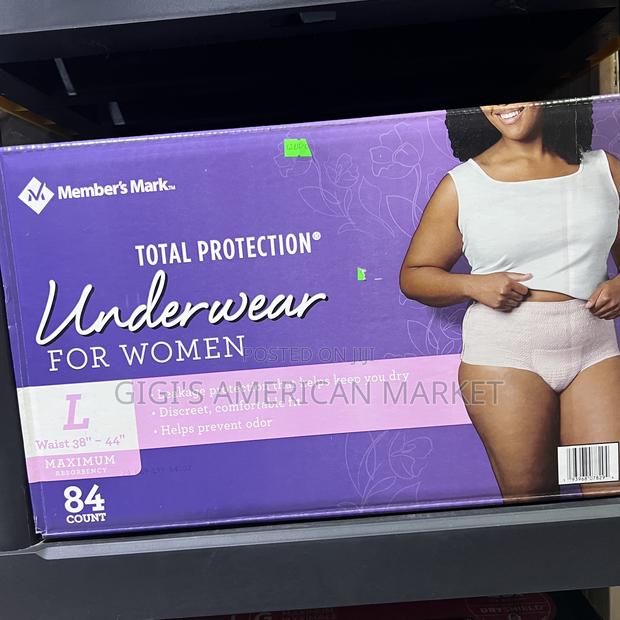 Members Mark Total Protection Underwear Adult Briefs