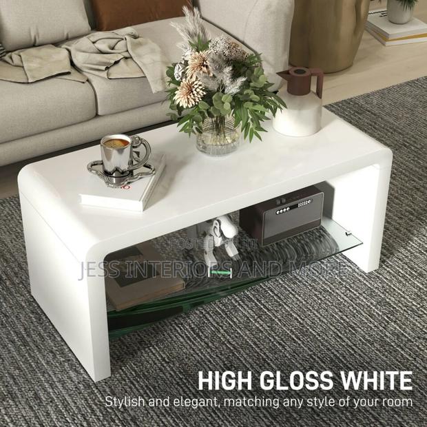 Center Table (White Gloss)