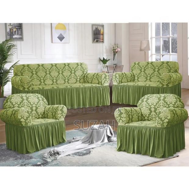 Light Green Sofa Set Covers · Photo 2