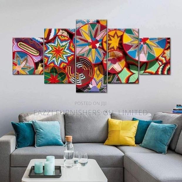 Multi-Colors Wall Arts 5 Panels 3d Wall Arts Panels · Photo 2