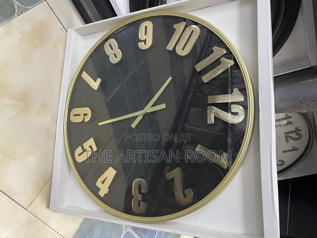 Regal Noir Luxe Wall Clock (75cm Diameter)