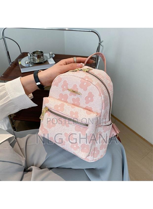 Lovely Flower Pattern Canvas Backpack Women Casual Small. Tvx25557 · Photo 2