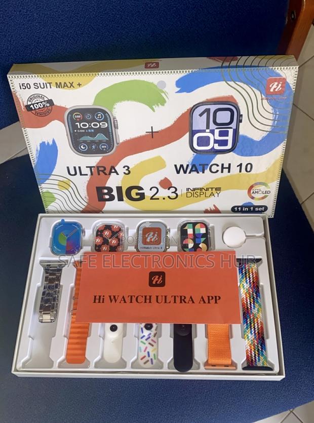 I50 Suit Couple Smart Watch (2 Watches + 7 Straps) photo 3