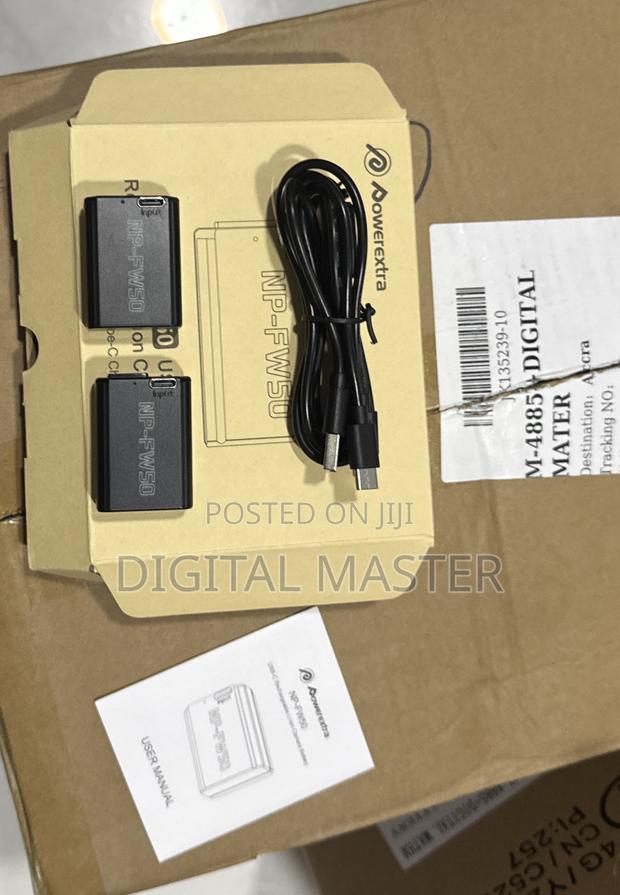2 Kit Np-fw50 Usb-c Rechargeable Li-ion Battery (7.2v 1500mah 10.8wh)