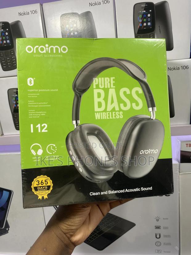Oraimo Pure Bass Wireless Balance Acoustic Sound Headset
