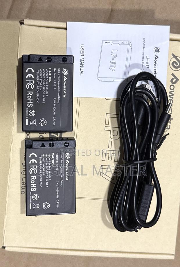 Lp-e17 Usb-c Rechargeable Li-ion Camera Battery Kit photo 2