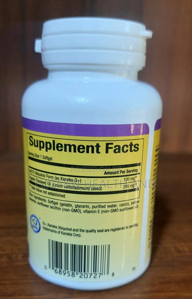 Natural Factors, Ubiquinol, Active Coq10, 100mg (Cardio Fertility) photo 2