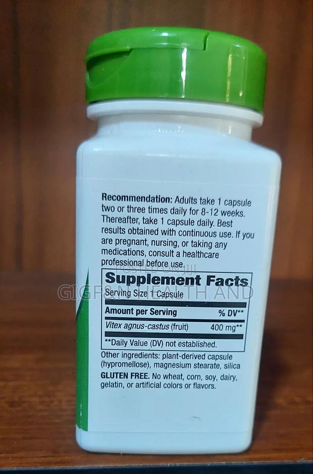 Nature's Way, Vitex Fruit,400mg 100 Caps ( Female Hormone Balance) photo 2