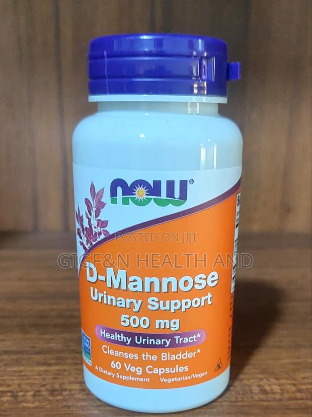 Now Foods, D-Mannose 500mg, 60 Caps (Urinary Tract Care)