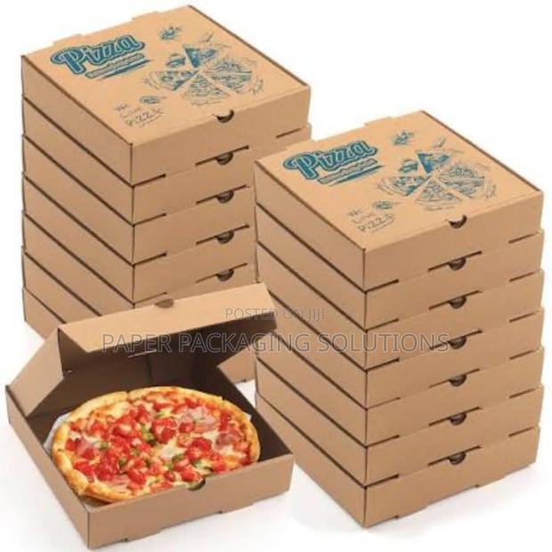 Brown Pizza Boxes for Pizarea