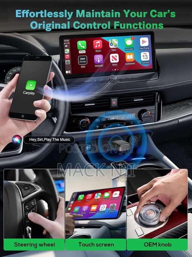 2025 Upgraded Wireless Carplay Adapter Uk, 2-in-1 for Carplay/ photo 4