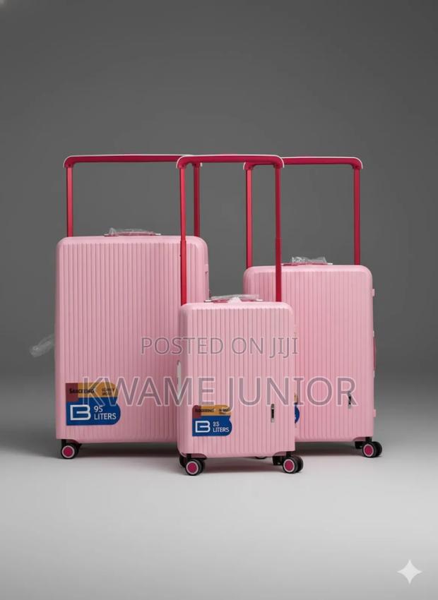 Three Set Luxurious Zipless Trolling Traveling Luggage Unbreakable