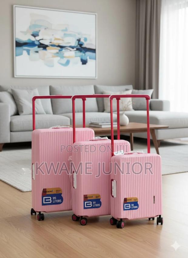 Three Set Luxurious Zipless Trolling Traveling Luggage Unbreakable photo 2
