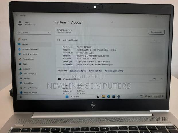 Laptop HP EliteBook 840 G5 16GB Intel Core I5 SSD 512GB photo 4