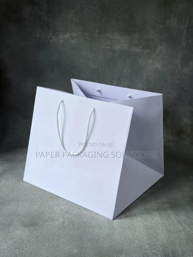 White Glossy Paper Bags