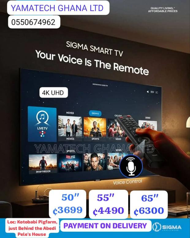 Sigma 55 Inche Smart 4k Uhd Tv With Bluetooth photo 2