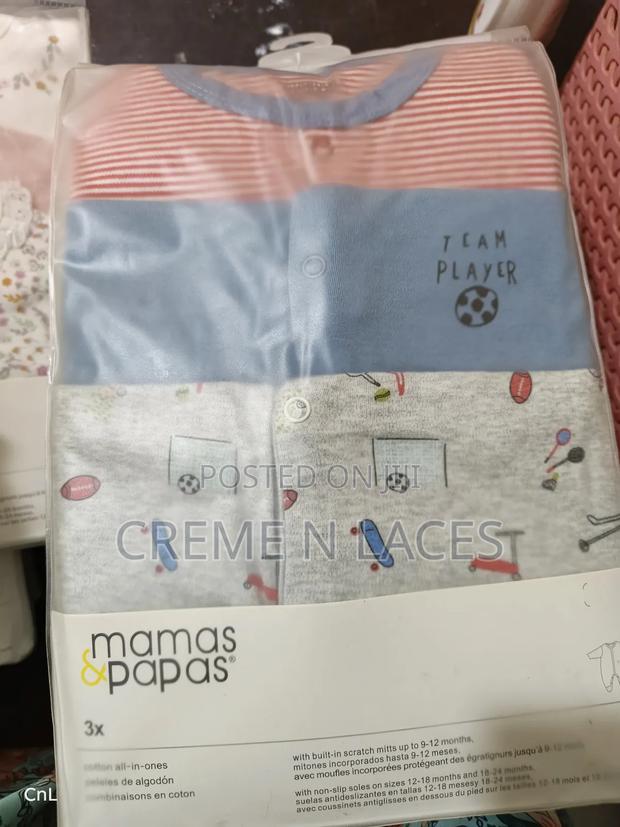 3 Pieces Sleep Suit Mamas Papas 9-12mths photo 6