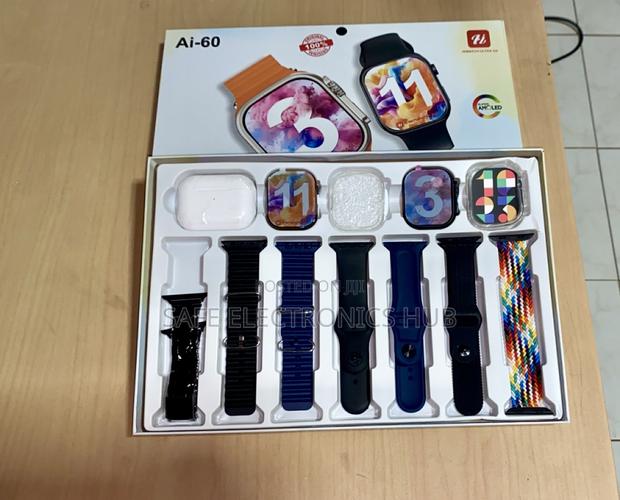 Ai-60 Suit ( 2 Smart Watches + 1 Airpod + 7 Straps) photo 3