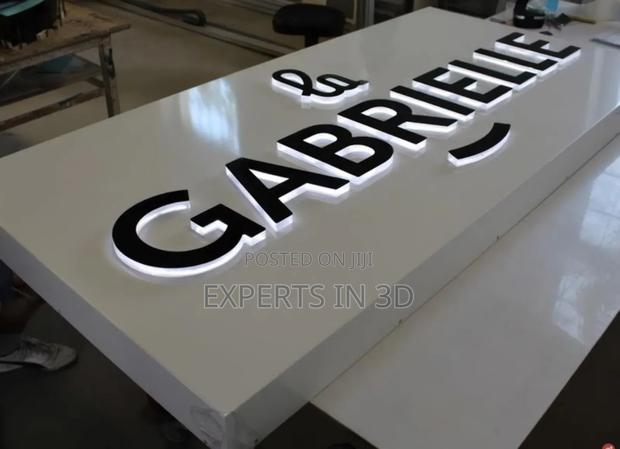 3d Signage/Signboard/ Name Placement