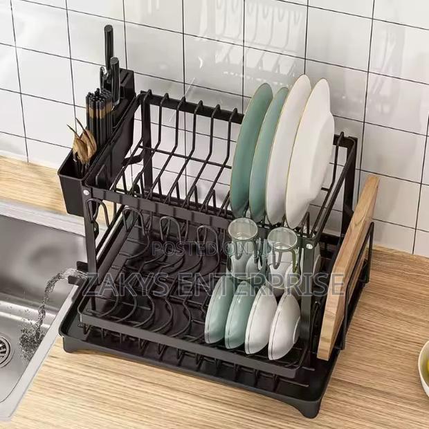 Metallic Non Stick Dish Rack photo 3