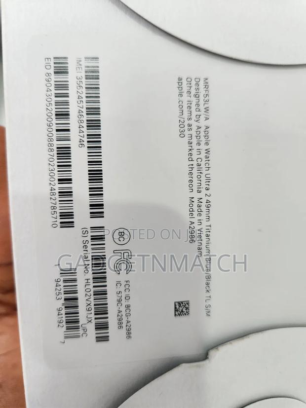 Apple Watch Ultra 2 (Gps + Cellular 49mm) Blue/Black