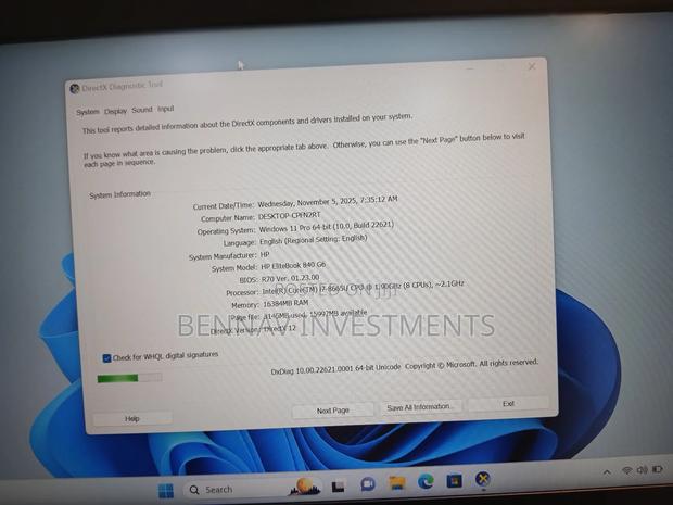 Laptop HP EliteBook 840 G6 16GB Intel Core i7 SSD 512GB photo 5