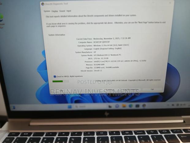 Laptop HP EliteBook 840 G7 8GB Intel Core i5 SSD 256GB photo 5