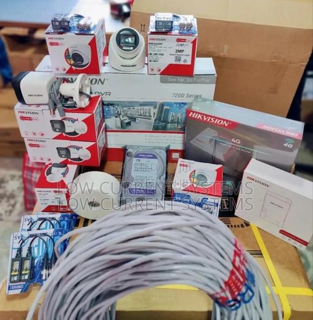 Hikvision 2mp Cctv Kit Hybrid And Audio Kit Analog Universal 4g Router