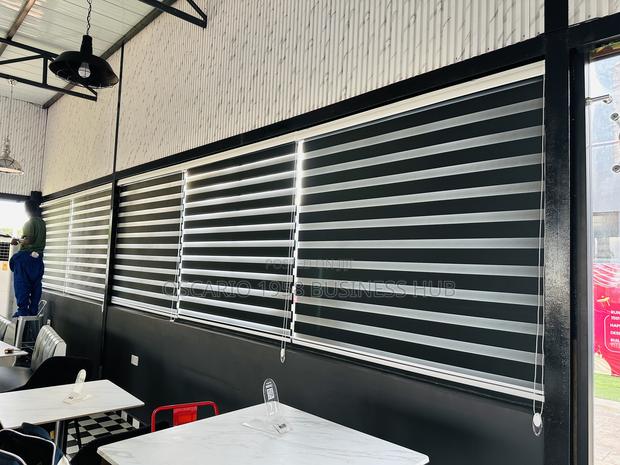 Black Block-Out Blinds/ 90% Block-Out Curtain Blinds photo 2