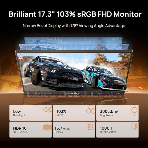 Arzopa 17.3 Inches Ips Portable Monitor photo 4