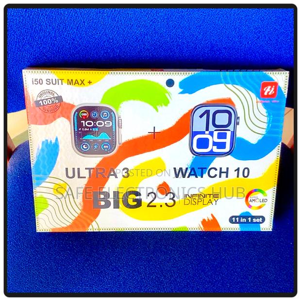I50 Suit Couple Smart Watch (2 Watches + 7 Straps) photo 2